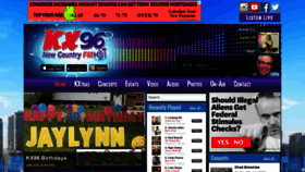 What Kx96.fm website looked like in 2021 (2 years ago)
