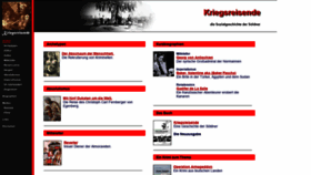 What Kriegsreisende.de website looked like in 2021 (2 years ago)