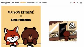 What Kitsune.fr website looked like in 2021 (2 years ago)