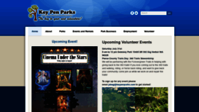 What Keypenparks.com website looked like in 2021 (2 years ago)