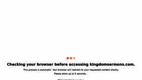 What Kingdomsermons.com website looked like in 2021 (2 years ago)