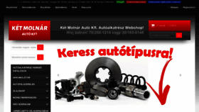 What Ketmolnarauto.hu website looked like in 2021 (2 years ago)