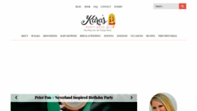 What Karaspartyideas.com website looked like in 2021 (2 years ago)
