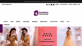 What Kemedress.com website looked like in 2021 (2 years ago)