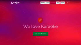 What Karafun.com website looked like in 2021 (2 years ago)