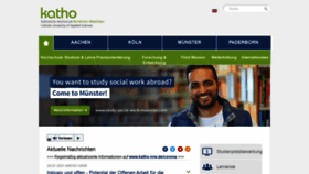 What Katho-nrw.de website looked like in 2021 (2 years ago)