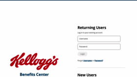 What Kelloggbenefitscenter.com website looked like in 2021 (2 years ago)
