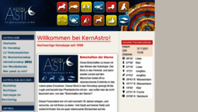 What Kernastro.de website looked like in 2021 (2 years ago)