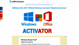 What Kmsactivator.net website looked like in 2021 (2 years ago)