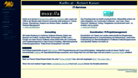 What Kairo.at website looked like in 2021 (2 years ago)