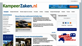 What Kampeerzaken.nl website looked like in 2021 (3 years ago)