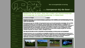 What Kamperen-bij-de-boer.com website looked like in 2021 (2 years ago)