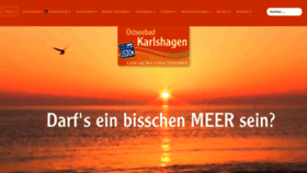 What Karlshagen.de website looked like in 2021 (2 years ago)