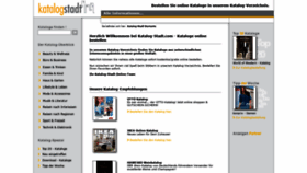 What Katalog-stadt.com website looked like in 2021 (2 years ago)