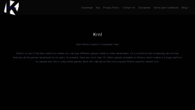 What Krnl.vip website looked like in 2021 (2 years ago)