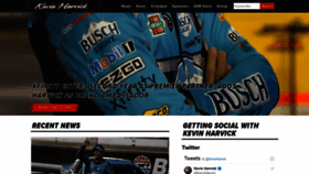 What Kevinharvick.com website looked like in 2021 (2 years ago)