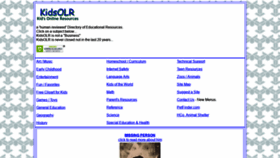 What Kidsolr.com website looked like in 2021 (2 years ago)
