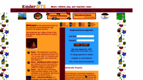 What Kindersite.org website looked like in 2021 (2 years ago)