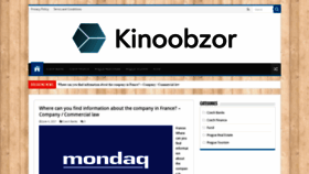 What Kinoobzor.net website looked like in 2021 (2 years ago)