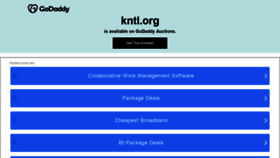 What Kntl.org website looked like in 2021 (2 years ago)