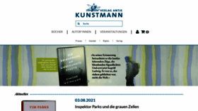 What Kunstmann.de website looked like in 2021 (2 years ago)