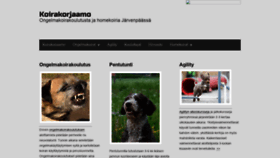 What Koirakorjaamo.com website looked like in 2021 (2 years ago)