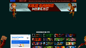 What Kidsgamesheroes.com website looked like in 2021 (2 years ago)