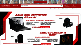 What Kliknklik.com website looked like in 2021 (2 years ago)
