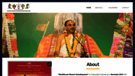 What Kinchitdharmam.org website looked like in 2021 (2 years ago)