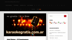 What Karaokegratis.com.ar website looked like in 2021 (2 years ago)