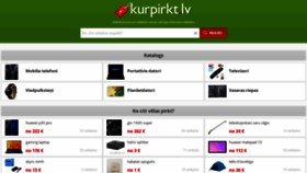 What Kurpirkt.lv website looked like in 2021 (2 years ago)