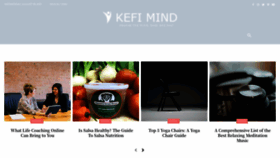 What Kefimind.com website looked like in 2021 (2 years ago)