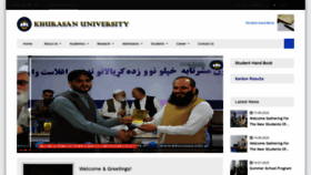 What Khurasan.edu.af website looked like in 2021 (2 years ago)