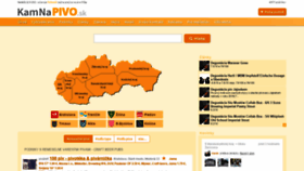 What Kamnapivo.sk website looked like in 2021 (2 years ago)