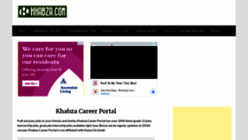 What Khabza.com website looked like in 2021 (2 years ago)