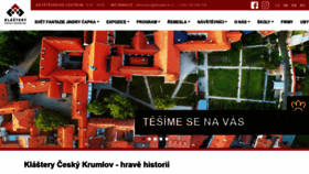 What Klasteryck.cz website looked like in 2021 (2 years ago)