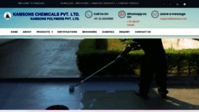 What Kamsons.com website looked like in 2021 (4 years ago)