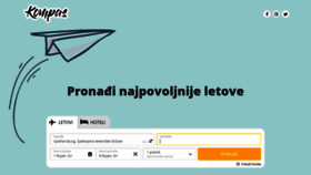 What Kompas.hr website looked like in 2021 (2 years ago)