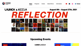 What Kccla.org website looked like in 2021 (2 years ago)