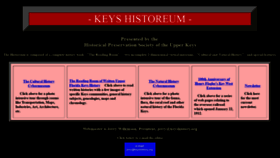 What Keyshistory.org website looked like in 2021 (2 years ago)
