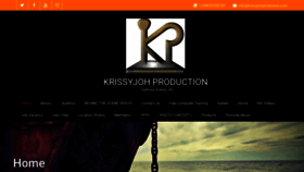 What Krissyjohproduction.com website looked like in 2021 (2 years ago)