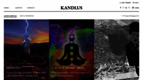 What Kandlus.net website looked like in 2021 (2 years ago)
