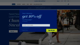 What Keds.com website looked like in 2021 (2 years ago)