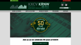 What Kxcv.org website looked like in 2021 (2 years ago)