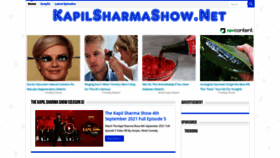 What Kapilsharmashow.net website looked like in 2021 (2 years ago)