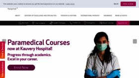 What Kauveryhospital.com website looked like in 2021 (2 years ago)