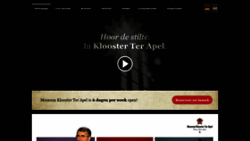 What Kloosterterapel.nl website looked like in 2021 (2 years ago)