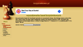 What Krzyzowkowo.pl website looked like in 2021 (3 years ago)