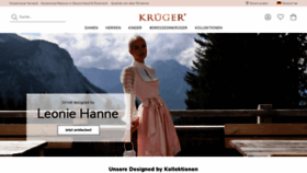 What Krueger-dirndl.de website looked like in 2021 (3 years ago)