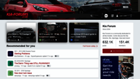 What Kia-forums.com website looked like in 2021 (2 years ago)